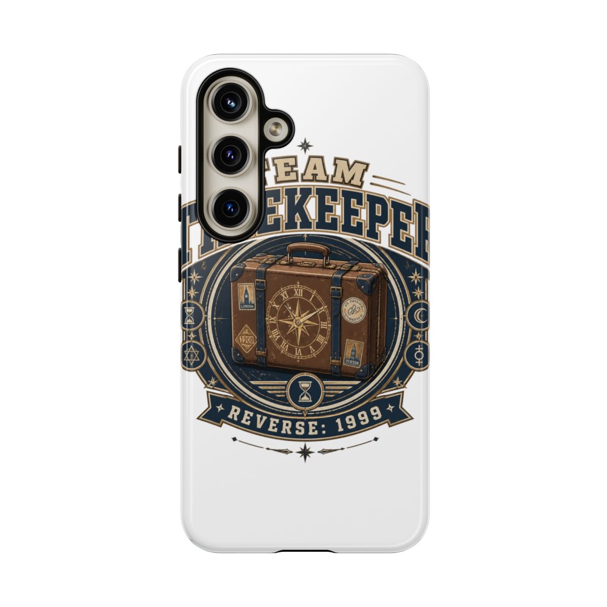 Reverse: 1999 "Team Timekeeper" Phone Case - alternate angle 2, merchandise