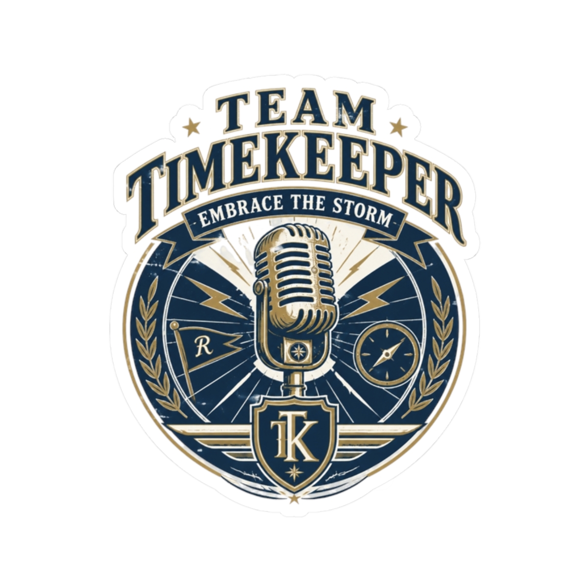 Reverse: 1999 "Team Timekeeper - Embrace the Storm" Sticker