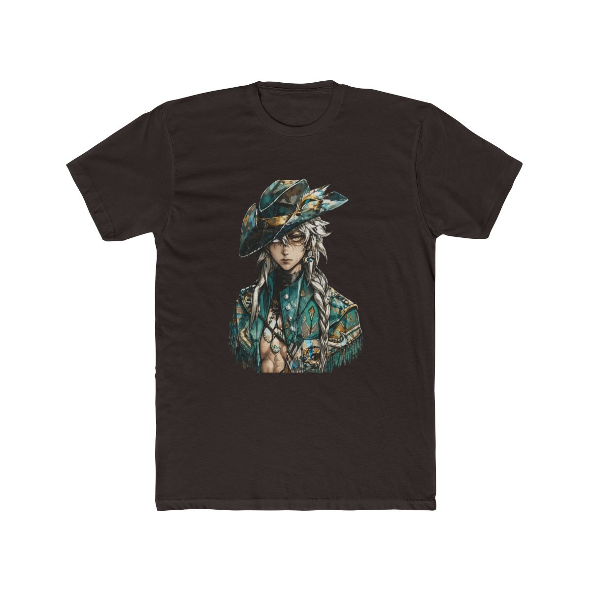 Reverse 1999 Argus Cowboy Hat Gun Belt Thigh Boots T Shirt | Reverse: 1999 - alternate angle 3, merchandise