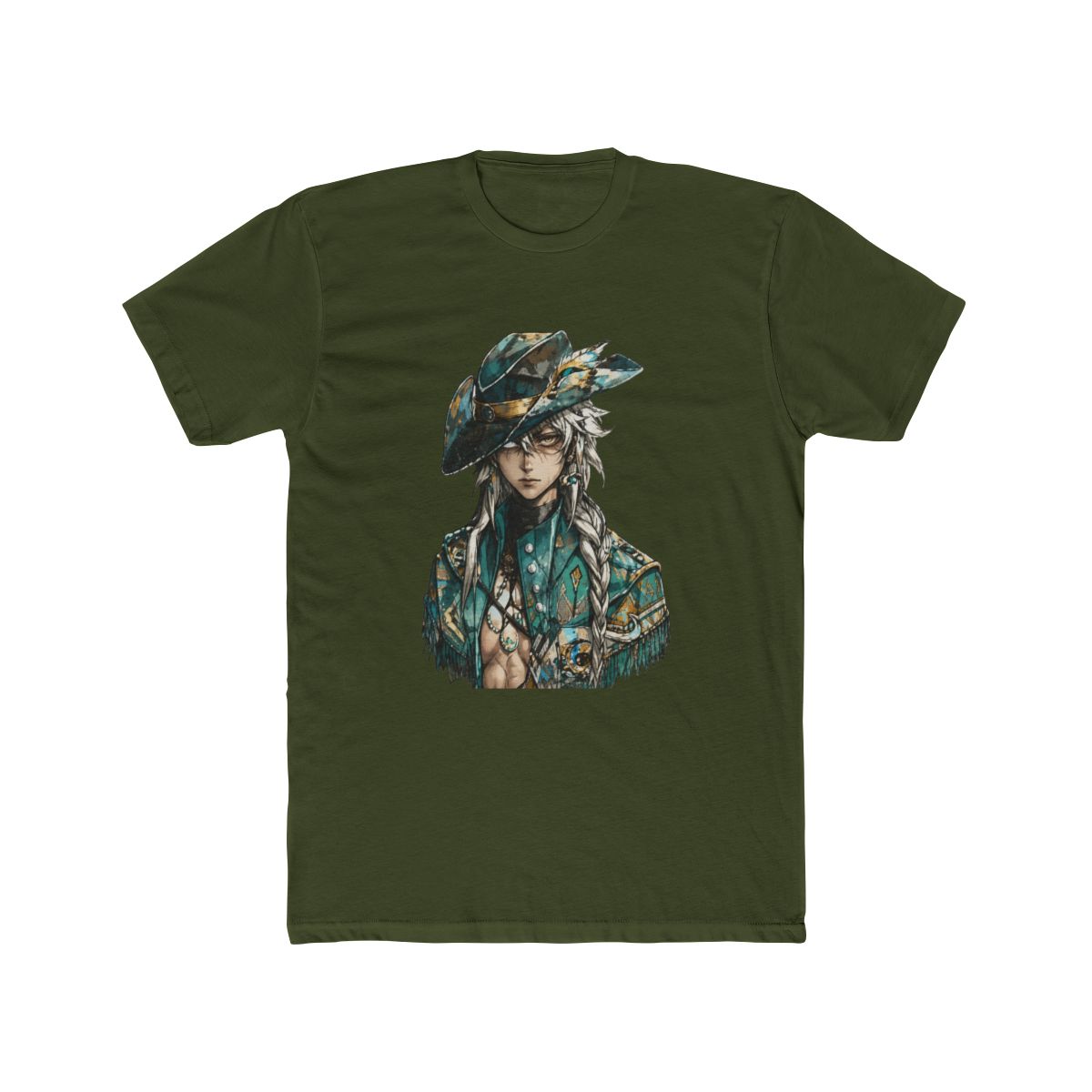 Reverse 1999 Argus Cowboy Hat Gun Belt Thigh Boots T Shirt | Reverse: 1999